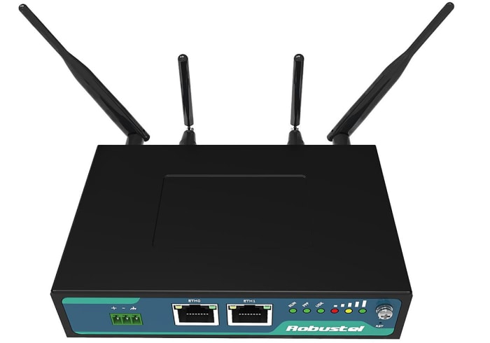 Robustel, 1 (WAN), 2 (LAN) or 1 (LAN) Ports