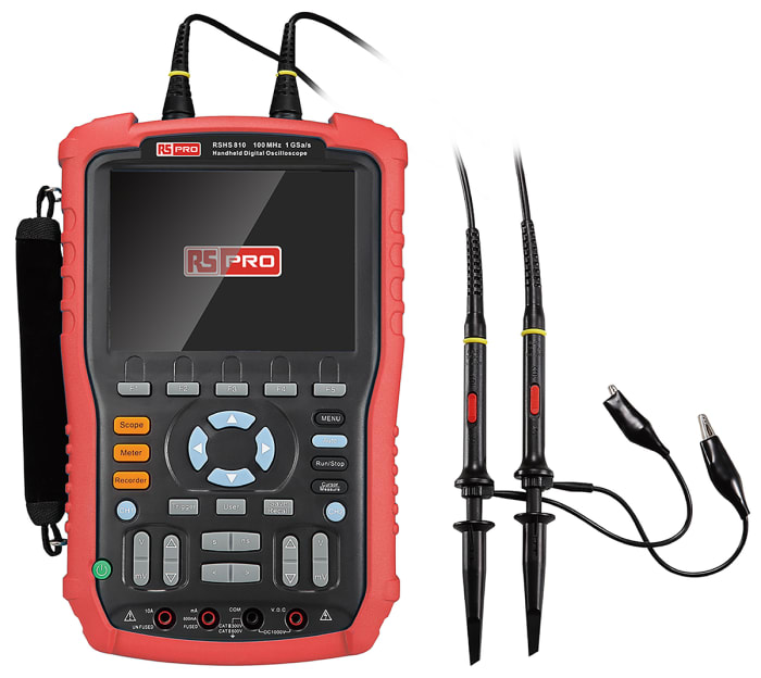 RS PRO RSHS810, 100MHz Handheld Oscilloscope, 2 Analogue Channels