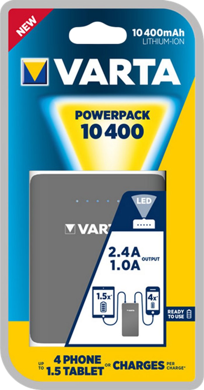 Varta 2600mAh 5V Power Bank Portable Charger