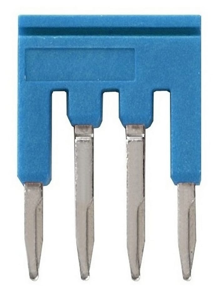 XW5S Short Bar for use with XW5G-P1.5-4 Grounding Terminal Block, XW5T-P1.5-4 Feed Through Terminal Block
