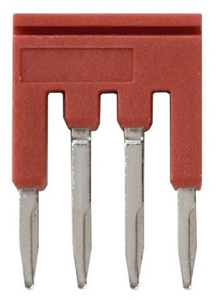 XW5S Short Bar for use with XW5G-P1.5-4 Grounding Terminal Block, XW5T-P1.5-4 Feed Through Terminal Block