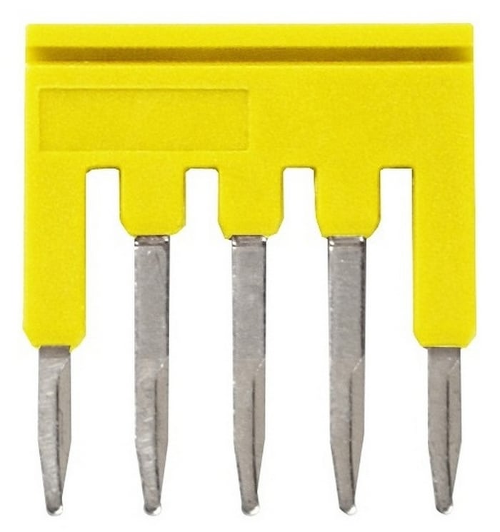 Barrette courte Omron série XW5S à utiliser avec Bloc de jonction de mise à la terre XW5G-P1.5-5, bloc de jonction