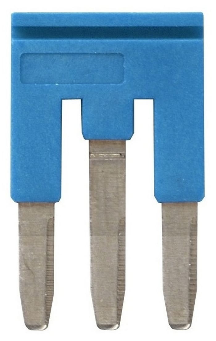 XW5S Short Bar for use with XW5G-P2.5-3 Grounding Terminal Block, XW5T-P2.5-3 Feed Through Terminal Block