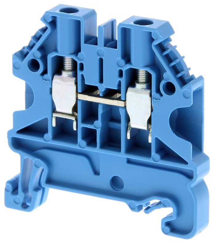 Omron XW5TS40111BL XW5T Series Blue, 4mm², Single-Level, Screw Termination