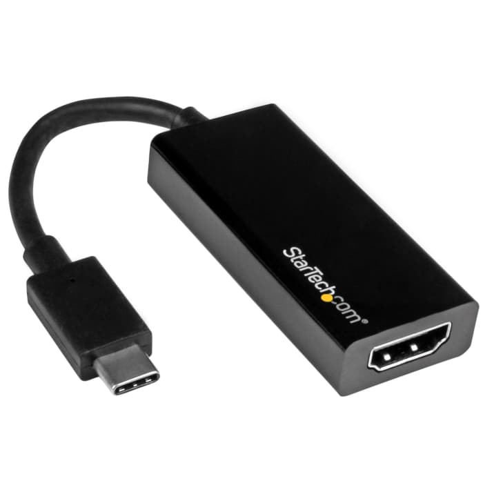 StarTech.com USB C to HDMI Adapter, Thunderbolt 3 USB 3.1, 1 Supported Display(s) - 4K @ 30Hz