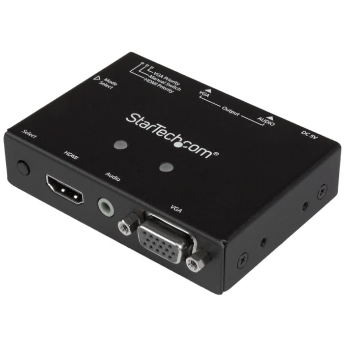 StarTech.com 2 Port 2 Input 1 Output HDMI, VGA Switch 1920 x 1200
