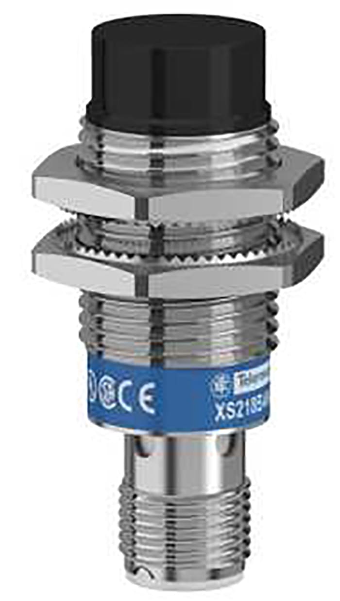 Telemecanique Sensors Inductive Threaded Barrel Proximity Sensor, M18, 16 mm Detection, PNP NO, 12 → 24 V dc
