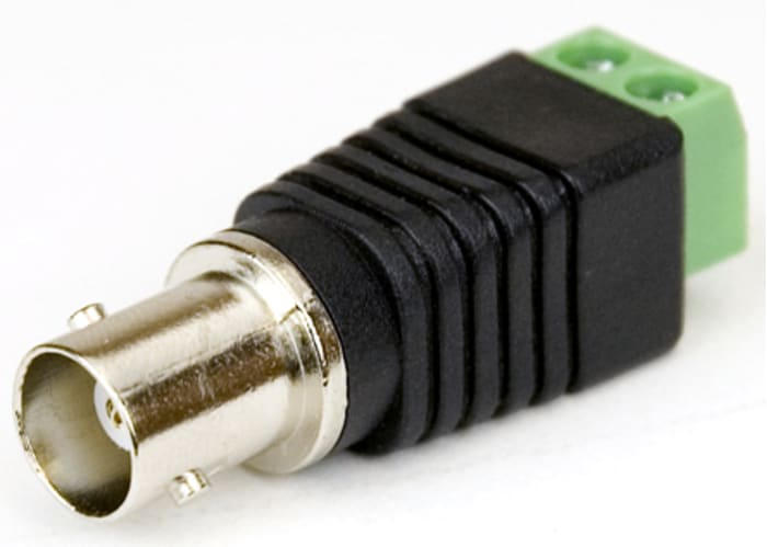 Adaptateur coaxial RS PRO BNC Femelle vers Bloc de jonction Femelle, Droit