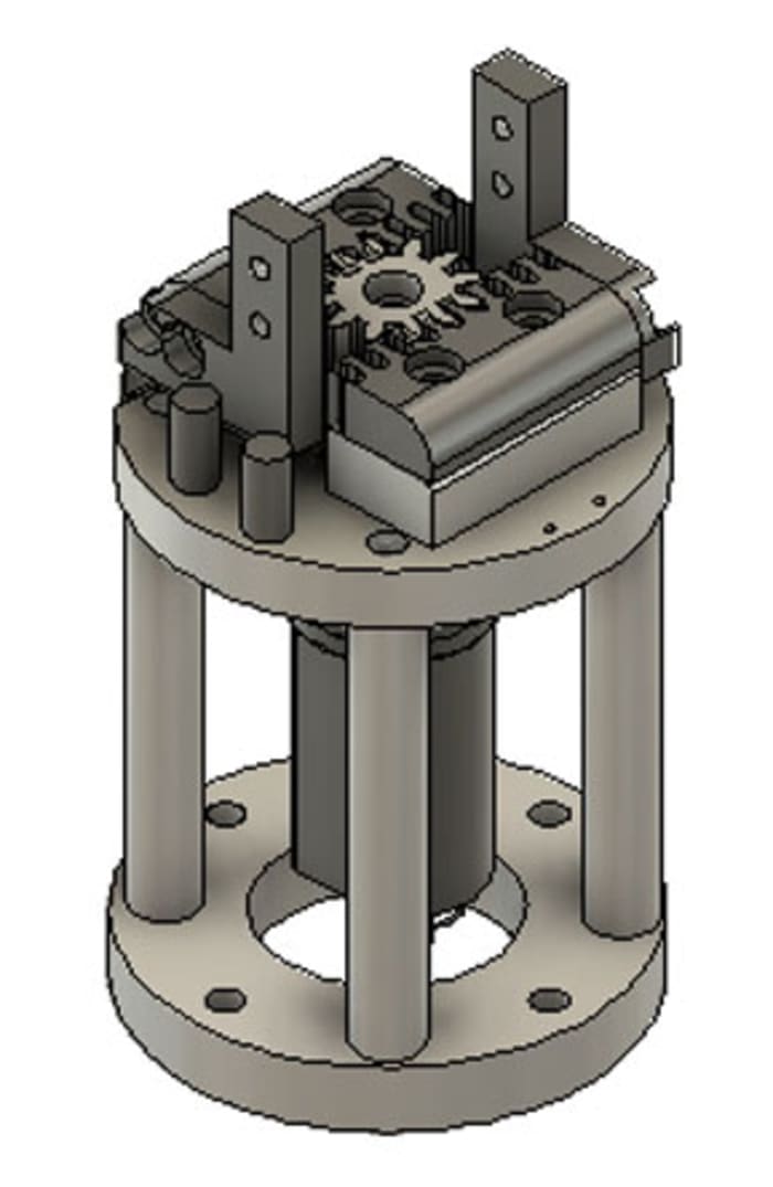 Pinza para robot St Robotics paralela, tipo eléctrico, fuerza de sujeción 20No