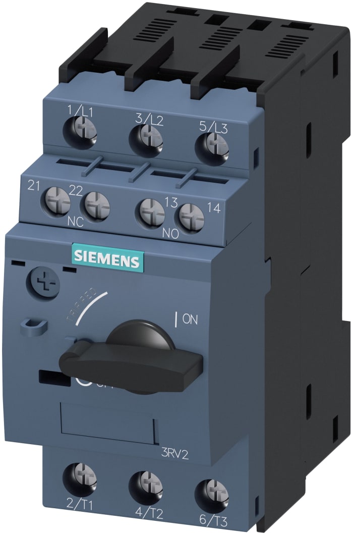 Ochranný jistič motoru 17 → 22 A Siemens, rozsah: SIRIUS 3RV