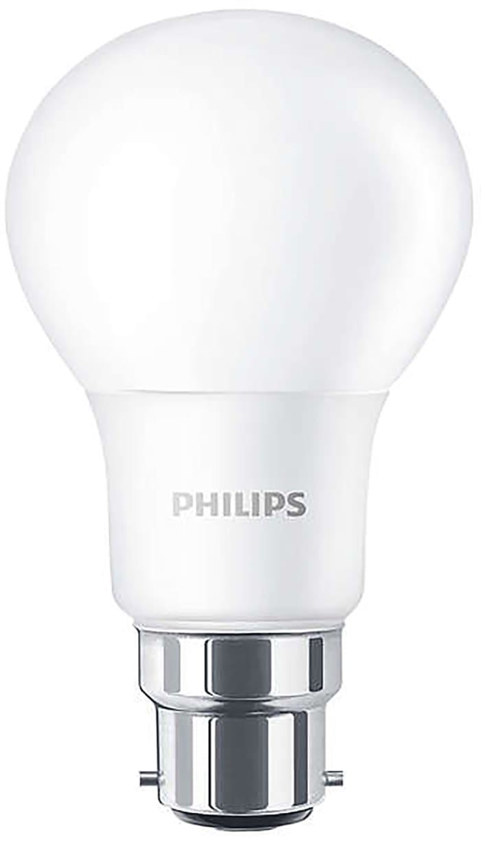 Philips, 8 W, LED GLS Ampul, GLS Şekilli, Sıcak Beyaz, B22, Eşdeğer Watt Miktarı: 60W, 806 lm, 240 V