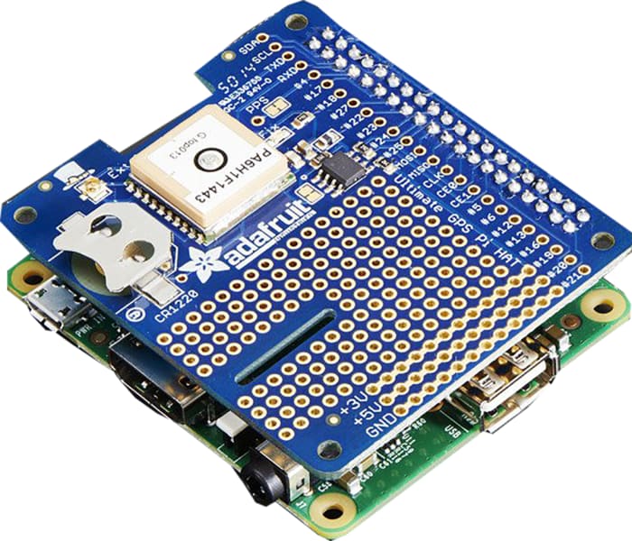 ADAFRUIT INDUSTRIES Ultimate GPS HAT for Raspberry Pi