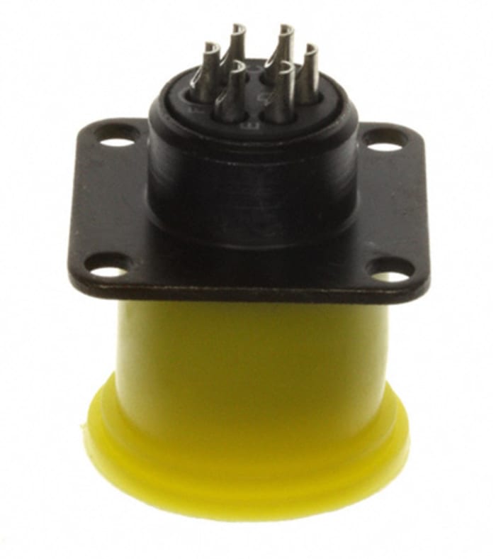 Connecteur cylindrique Mâle, 6 Contacts, Femelle, Souriau Sunbank by Eaton, A souder
