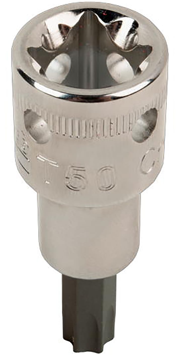 Punta de atornillar Bahco, Torx T10 de Acero al Cromo Vanadio