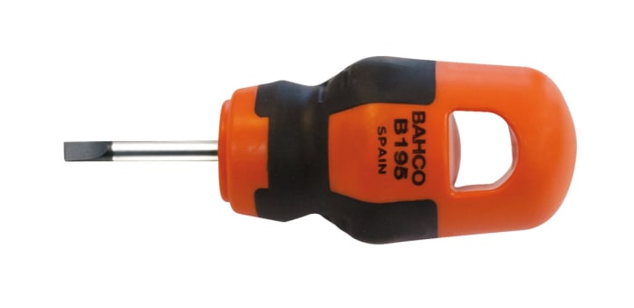 Bahco Flat Screwdriver, 5 x 1 mm Tip, 25 mm Blade, 85 mm Overall