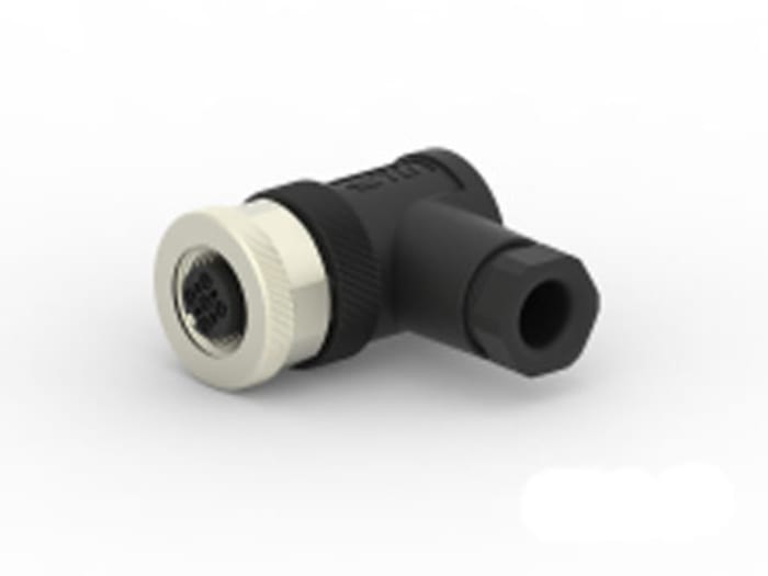 TE Connectivity Circular Connector, 5 Contacts, Cable Mount, M12 Connector, Socket, Female, IP67, T411 Series