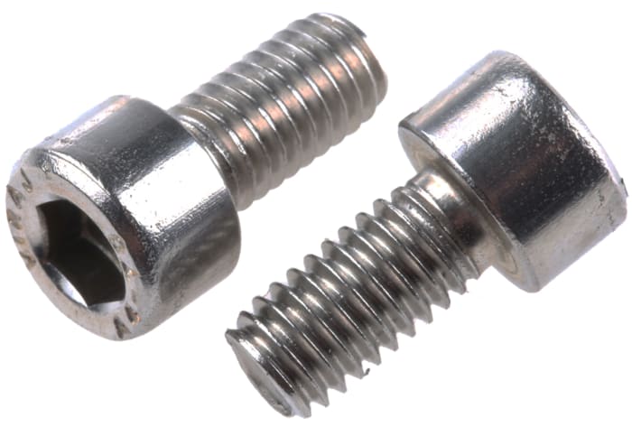 RS PRO Stainless Steel Hex Socket Cap Screw, DIN 912, M8 x 12mm