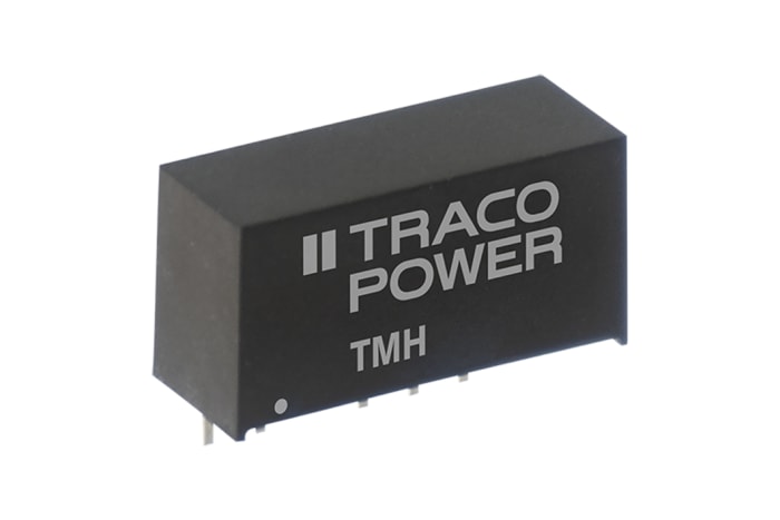 TRACOPOWER TMH DC/DC Converter, 5V dc/ 400 mA, 5V dc Input, 0V Input 1 W, PCB, 85 °C Max Temp -40 °C Min Temp, 6-Pin SIP