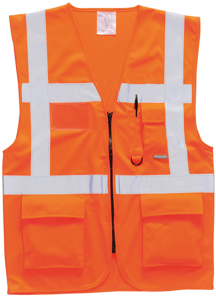 Orange hi vis vest clearance