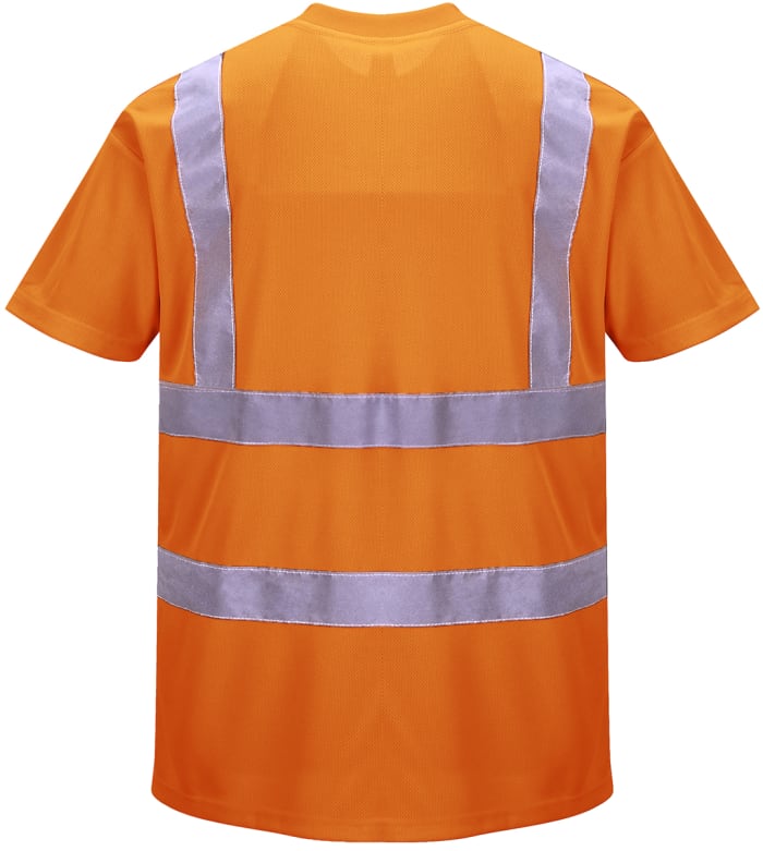 Orange t shirt front and clearance back