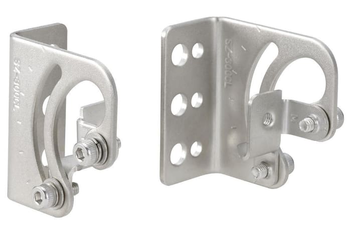 Patlite Silver Angle Adjust Mounting Bracket for use with CLK, CWK Series