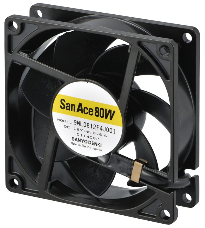 9WL0812P4J001 Sanyo Denki | Sanyo Denki San Ace 9WL Series Axial Fan ...