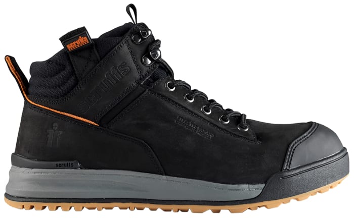 Botas de seguridad Scruffs, serie Switchback de color Negro, talla 44, S3 HRO SRA