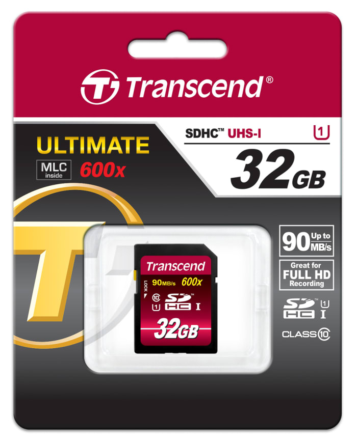 TS32GSDHC10U1 Transcend Transcend 32 GB SDHC SD Card, Class 10