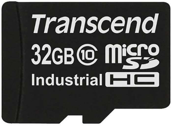 Transcend 32 GB Industrial MicroSD Micro SD Card, Class 10