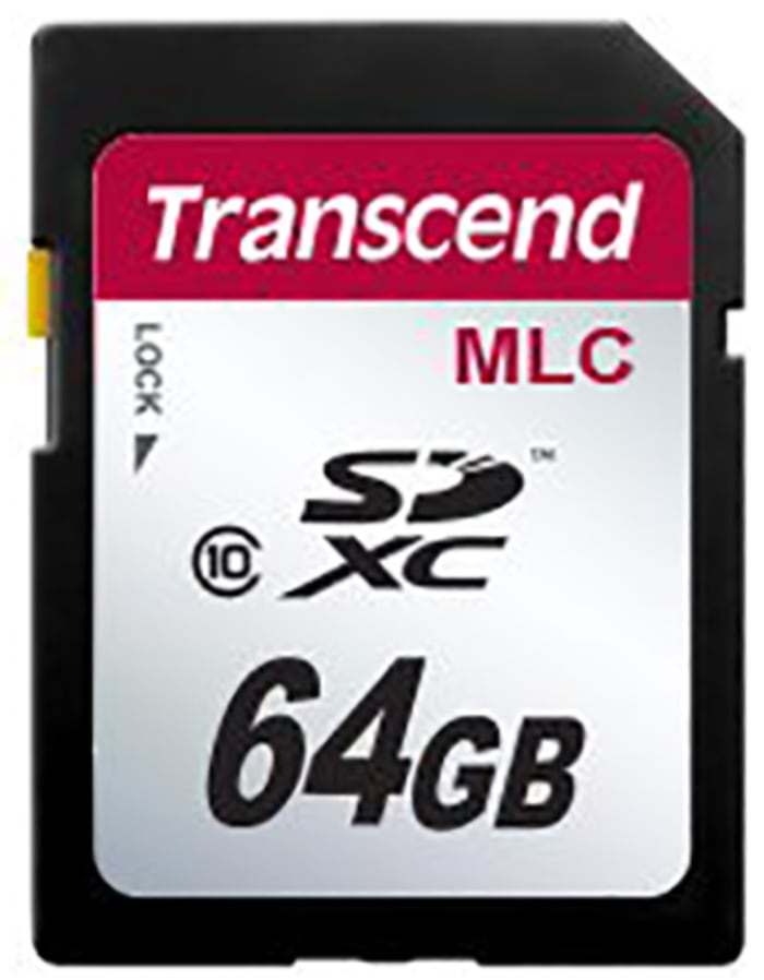 Transcend 64 GB Industrial SDXC SD Card, Class 10