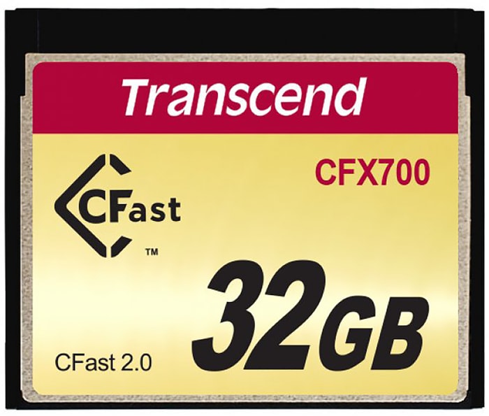 Transcend CFX700 CFast Industrial 32 GB SLC Compact Flash Card