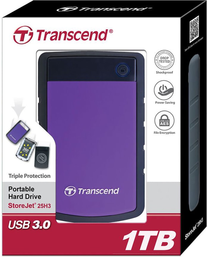 TS1TSJ25H3P Transcend Transcend StoreJet 25H3 inch TB