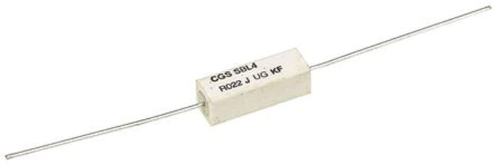 TE Connectivity 22mΩ Metal Film Resistor 4W ±5% SBL4R022J