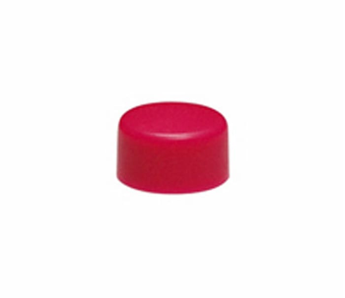 NKK Switches Red Push Button Cap for Use with SB40 Series, 10 (Dia.) x 6mm