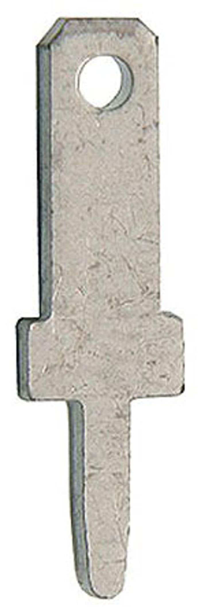 PCB tab terminal, vertical, 0.8 x 2.8mm