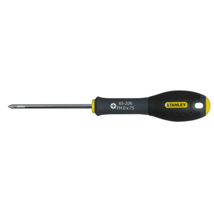 065206 Stanley Stanley Phillips Screwdriver, PH0 Tip, 75 mm Blade 1252119 RS Components