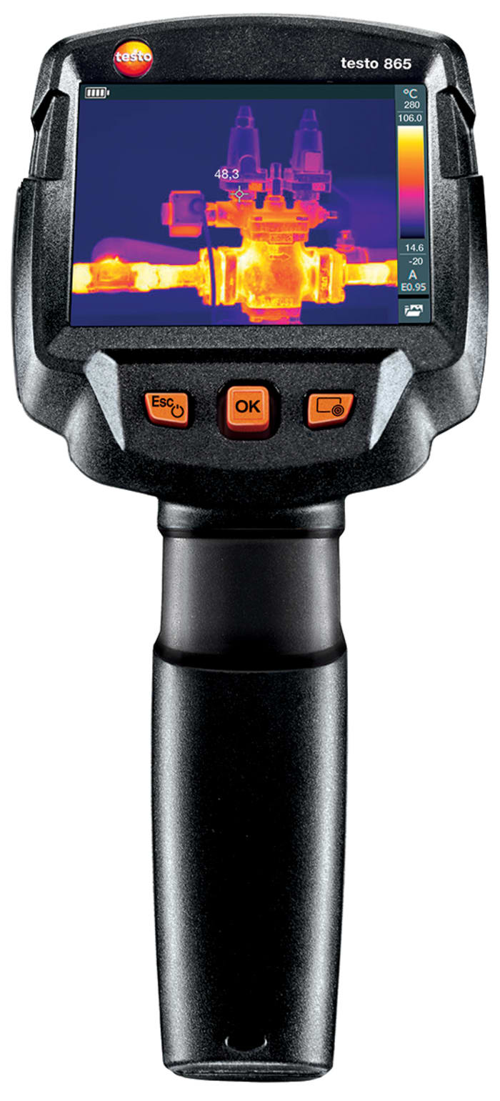 Testo 865 USB Micro-B Thermal Imaging Camera, -20 → +280 °C, 160 x 120pixel Detector Resolution