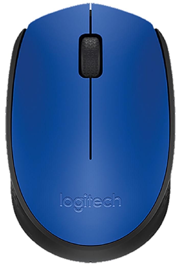 Logitech M171 3 Button Wireless Mouse Black, Blue