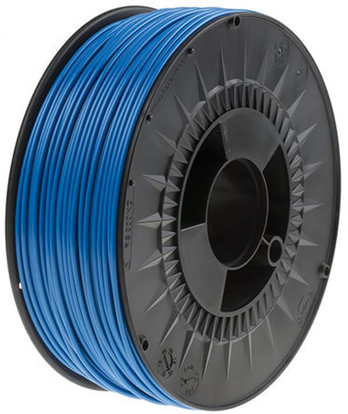 RS PRO 2.85 mm Blue Polylactic Acid 3D Printer Filament, 2.3 kg