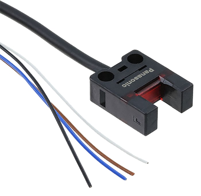 Panasonic Through Beam Photoelectric Sensor, Fork Sensor, 6 mm Detection Range