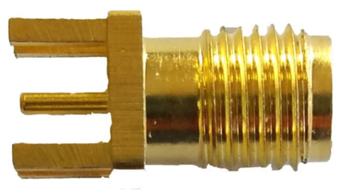 RF Solutions CON Series, Jack SMA Connector, Solder Termination, Straight Body