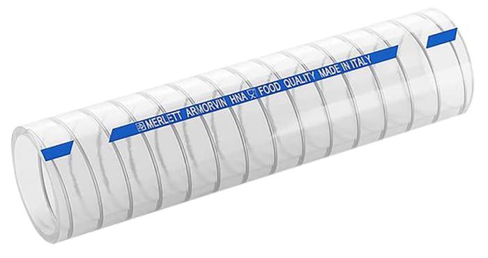 Manguera reforzada Contitech de PVC Transparente, long. 10m, Ø int. 40mm, para Alimentos