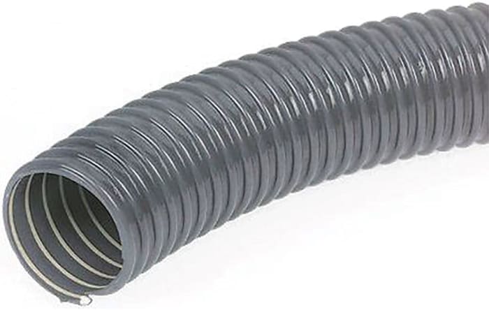 Merlett Plastics Grey PVC Flexible Ducting, 10m, 100mm ID