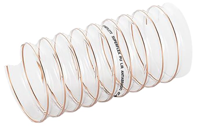 Merlett Plastics 9130662000010 Esnek Kanal PUR 10m 200mm 208mm Yes 40mm Şeffaf Aşındırıcı Malzeme, Çipler, Toz