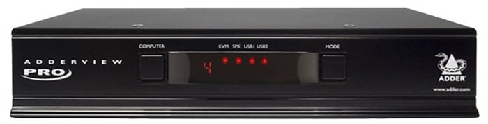 Adder 5 Port KVM Switch, 2048 x 1080 (2K), 2560 x 1600 (WQXGA) Maximum Resolution