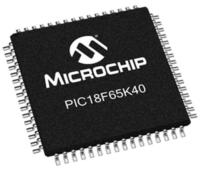 Microchip, 8bit PIC18, PIC18F Microcontroller, 64MHz, 32 kB Flash, 64-Pin TQFP