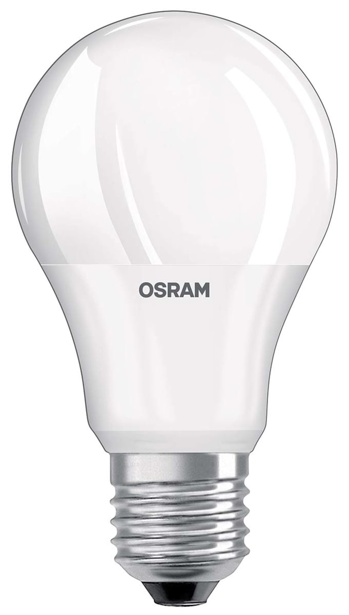 4052899971028 Osram | E27 GLS LED Bulb 11.5 W(75W), 2700K, Warm White, GLS shape | 126-2169 RS Components