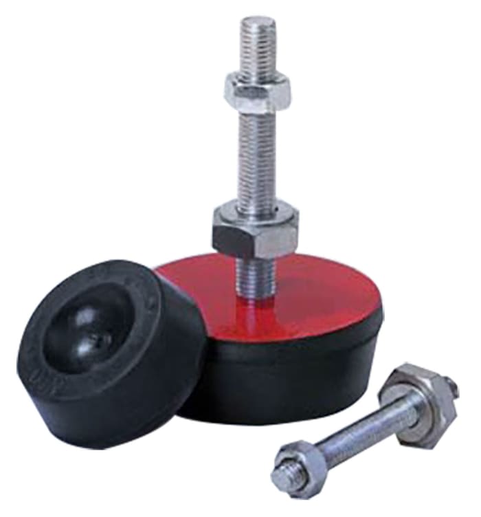 RS PRO Round M10 Anti Vibration Mount with 40kg Compression Load