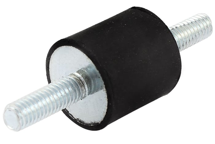 Bobine mâle à mâle RS PRO M4 Ø 10mm en Caoutchouc naturel