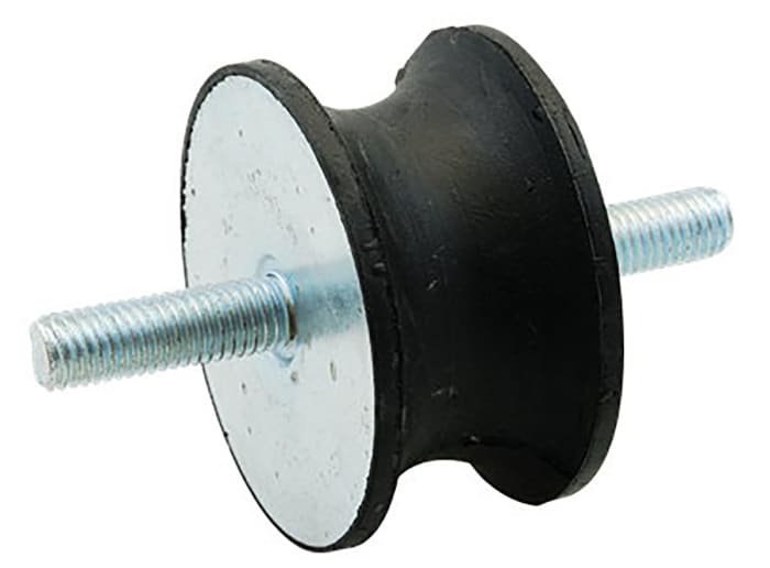 RS PRO M10 Anti Vibration Mount, Male to Male Bobbin with 58 Compression Load